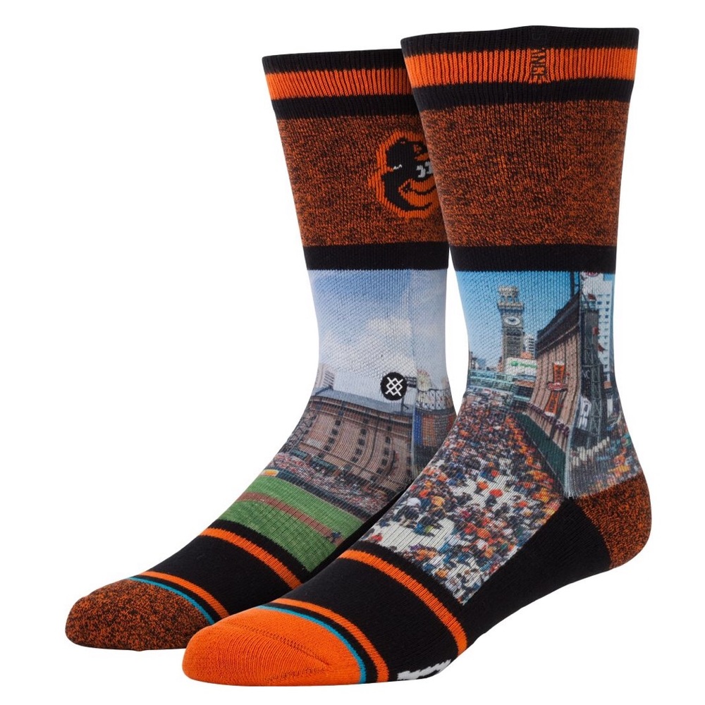 Collectible Baltimore Orioles Camden Yards socks